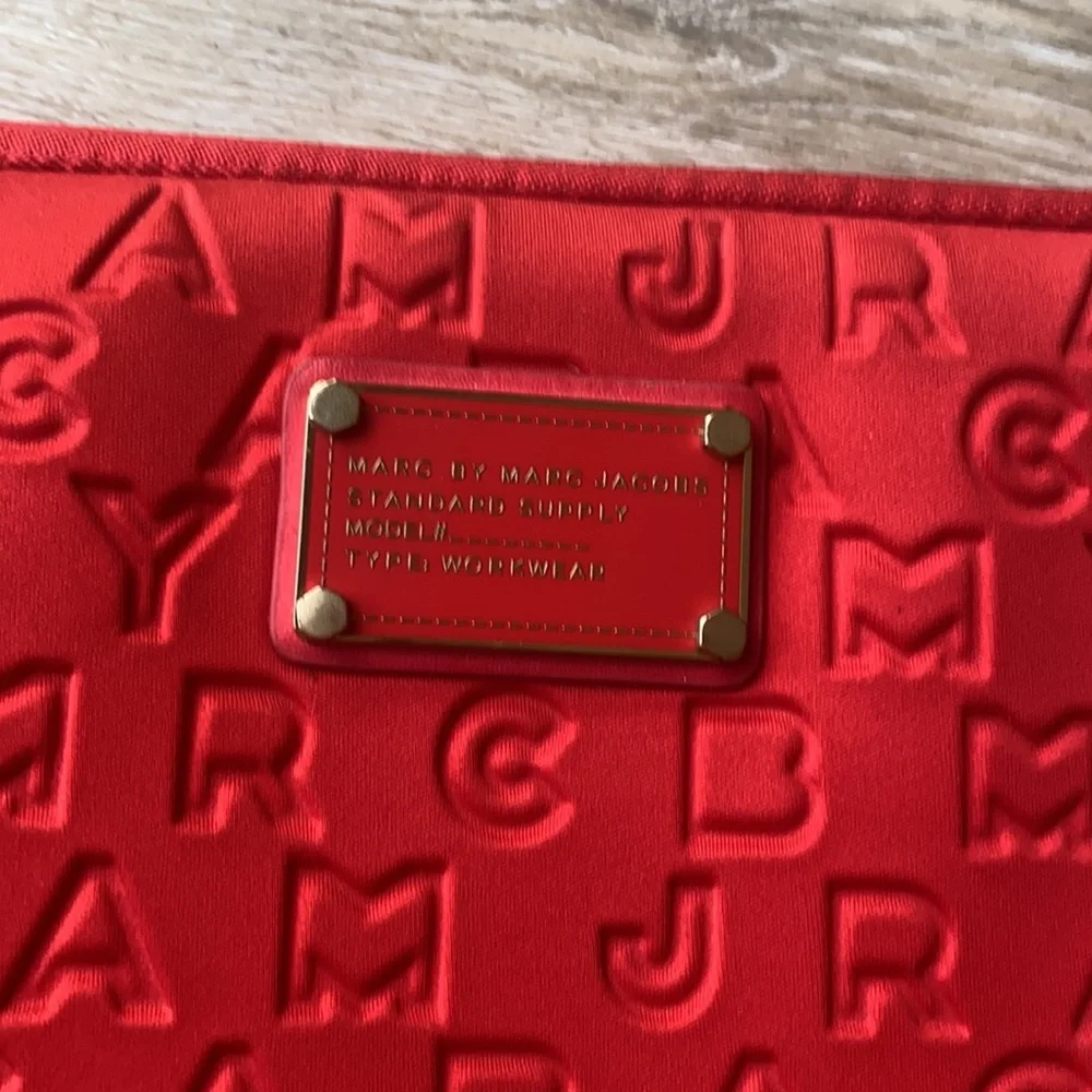 Marc Jacobs laptop case Red